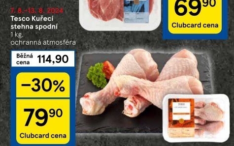 Kuřecí stehna Tesco