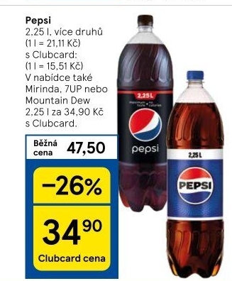 Limonáda Pepsi