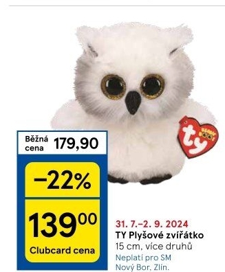 Plyšové zvířátko TY