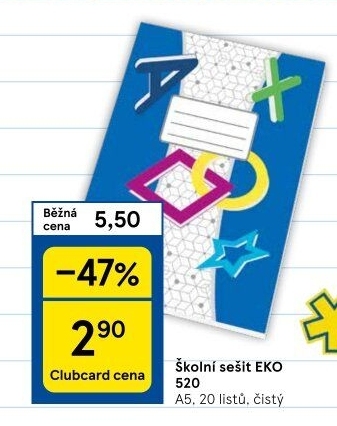 Školní sešit A5