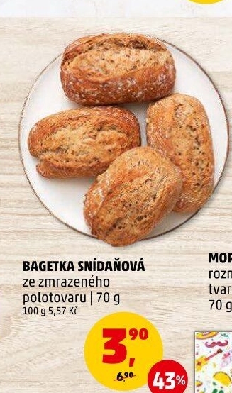 Bageta snídaňová