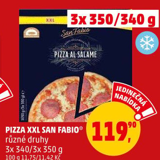 Pizza mražená San Fabio