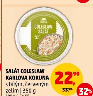 Salát coleslaw Karlova Koruna