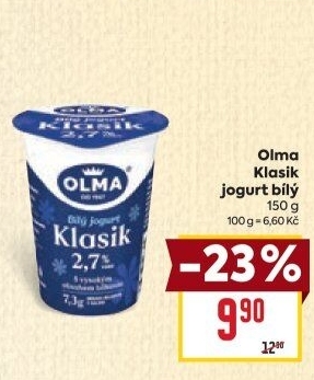 Bílý jogurt Klasik Olma