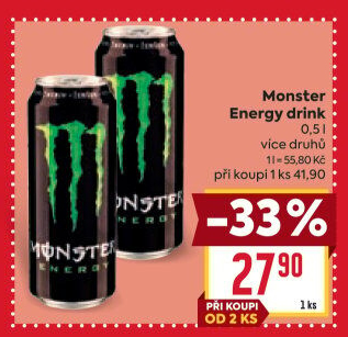 Energetický nápoj Monster Energy