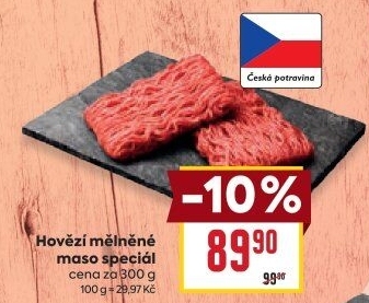 Hovězí mleté maso speciál