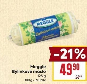 Ochucené máslo Meggle