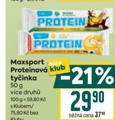 Proteinové tyčinky Maxsport