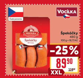 Špekáčky Vocílka