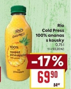Šťáva 100% čerstvá Rio Cold Press