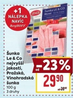 Šunka nejvyšší jakosti LE&amp