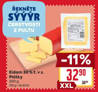 Sýr Eidam 30%