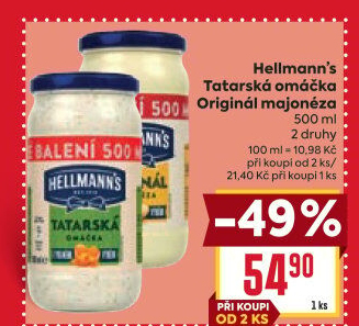 Tatarská omáčka Hellmann'