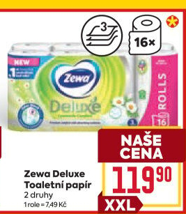 Toaletní papír 3vrstvý Deluxe Zewa