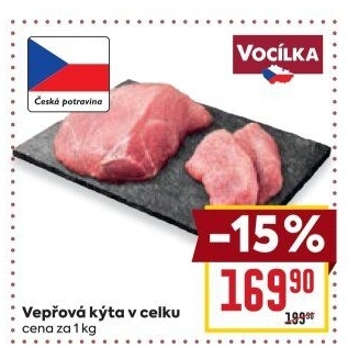 Vepřová kýta Vocílka