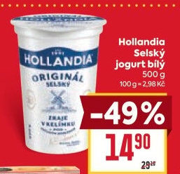 Bílý jogurt selský Hollandia