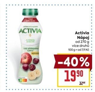 Jogurtový nápoj Activia Danone