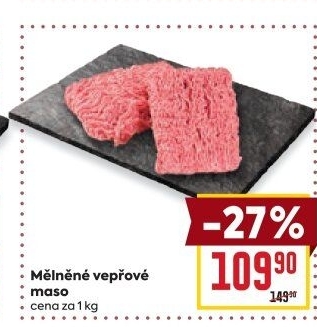 Maso mleté vepřové