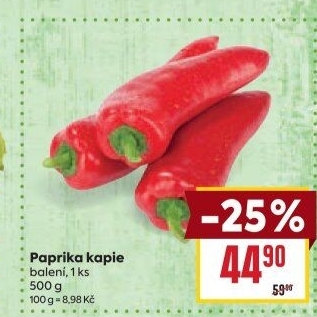 Paprika červená kapie