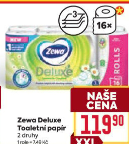 Toaletní papír 3vrstvý Deluxe Zewa