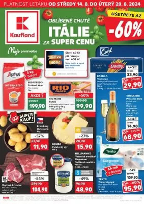 akční leták Kaufland 14.8.2024-20.8.2024