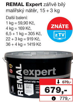 Malířský nátěr Expert Remal