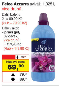 Prací gel Felce Azzurra