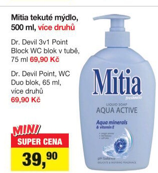 Tekuté mýdlo Mitia