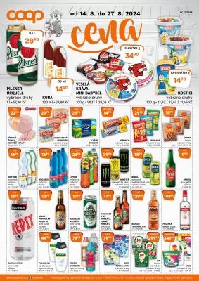 akční leták COOP 14.8.2024-27.8.2024