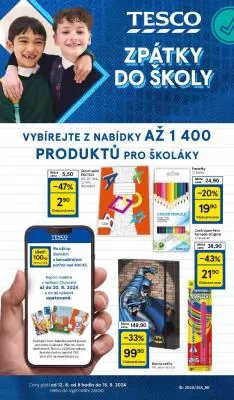 akční leták Tesco 12.8.2024-15.9.2024