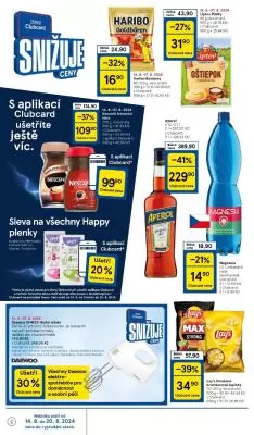 akční leták Tesco 14.8.2024-20.8.2024