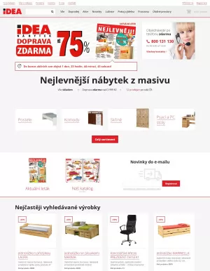 akční leták IDEA nábytek 13.8.2024-19.8.2024