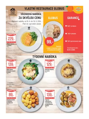 akční leták Globus 14.8.2024-20.8.2024