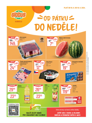 akční leták Globus 14.8.2024-20.8.2024