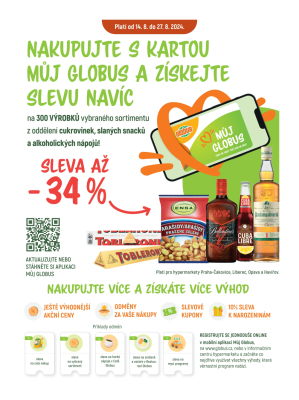 akční leták Globus 14.8.2024-20.8.2024