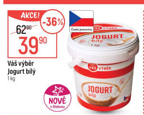 Jogurt bílý Váš Výběr