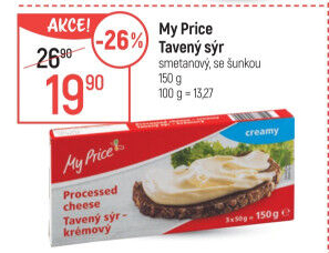 Sýr tavený My Price