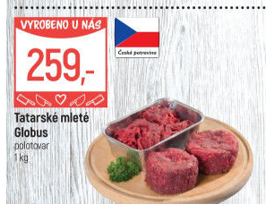 Tatarský biftek Globus