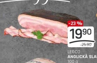 Anglická slanina LE&amp