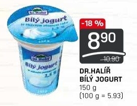 Bílý jogurt Dr.Halíř