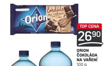 Čokoláda na vaření Orion