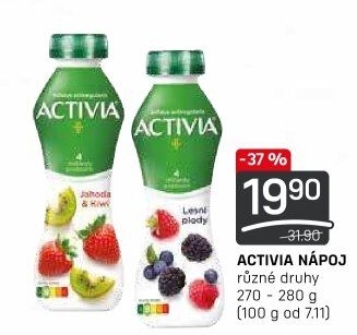 Jogurtový nápoj Activia Danone
