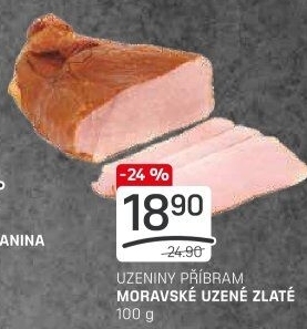 Moravské uzené zlatéPříbramská uzenina