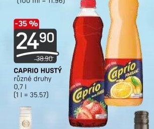 Nápojový koncentrát Caprio hustý