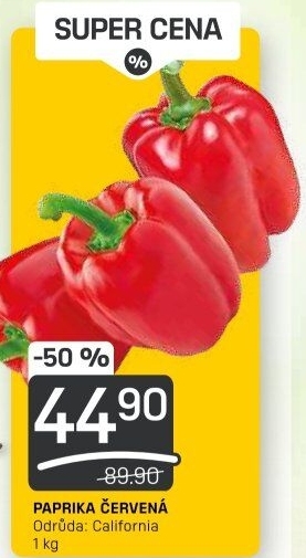 Paprika červená