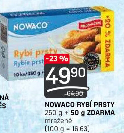 Rybí prsty předsmažené mražené Nowaco