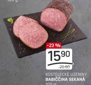 Sekaná babiččina Kostelecké uzeniny