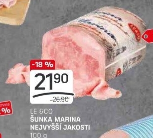 Šunka Marina nejvyšší jakosti LE&amp