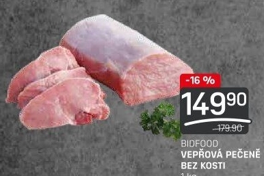 Vepřová pečeně bez kosti Bidfood