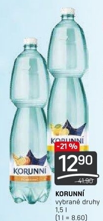 Voda ochucená Korunní